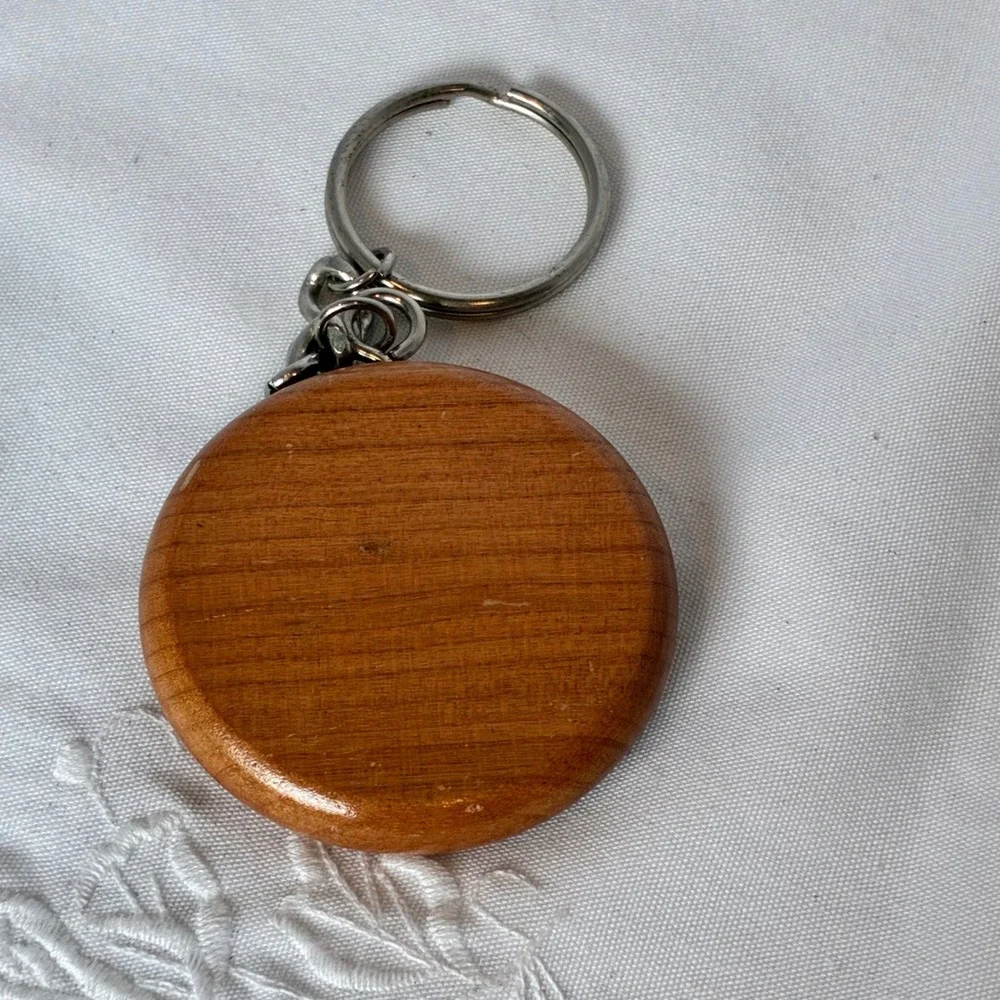 Keychain Eureka Montana Moose Wooden Laser Engraved Souvenir Wildlife Travel